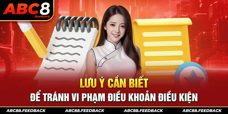 lưu ý điều khoản điều kiện tại ABC8